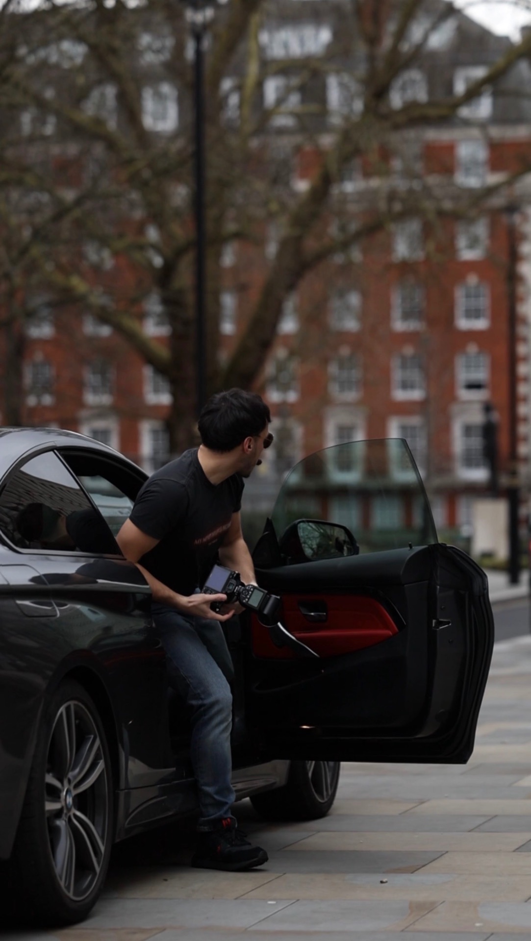Antonino Plutino on location in London